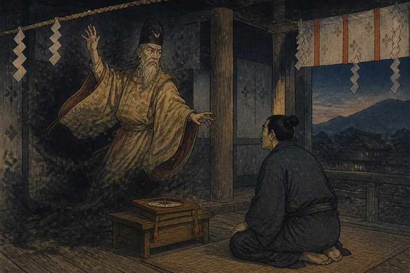 長野の祈祷で払うコンジンのイメージ挿絵