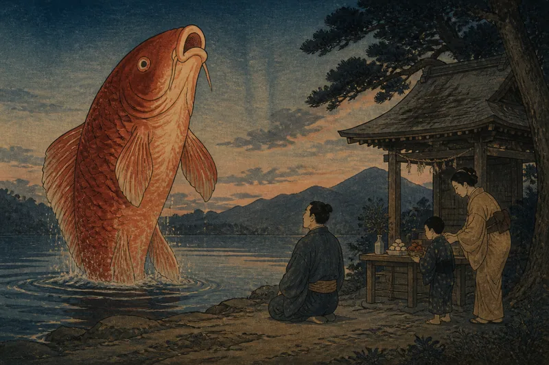 湖水の主のイメージ挿絵
