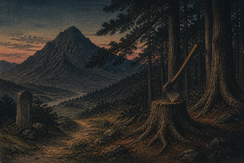 庚申山のイメージ挿絵