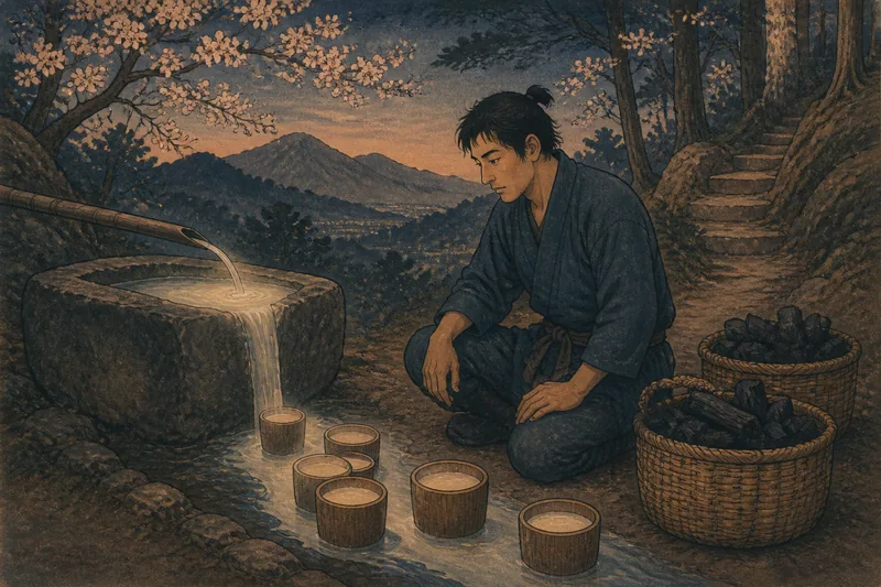 甲府の孝行息子の酒泉のイメージ挿絵
