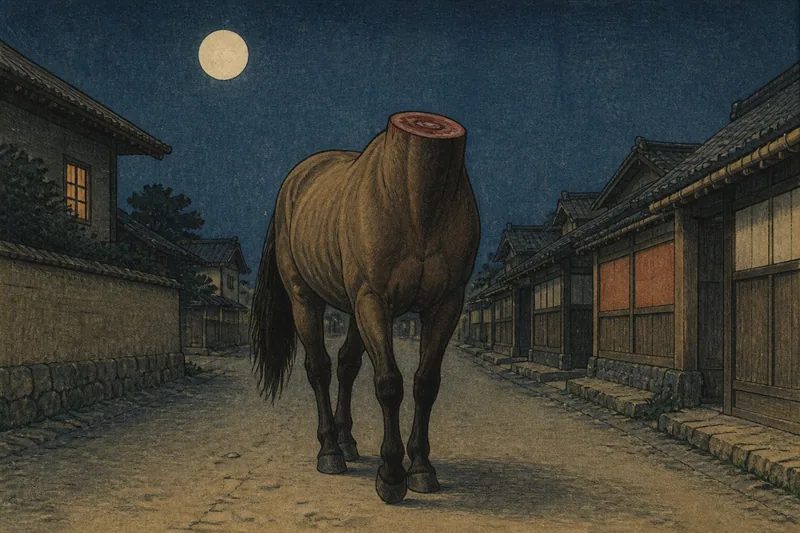 首切れ馬のイメージ挿絵