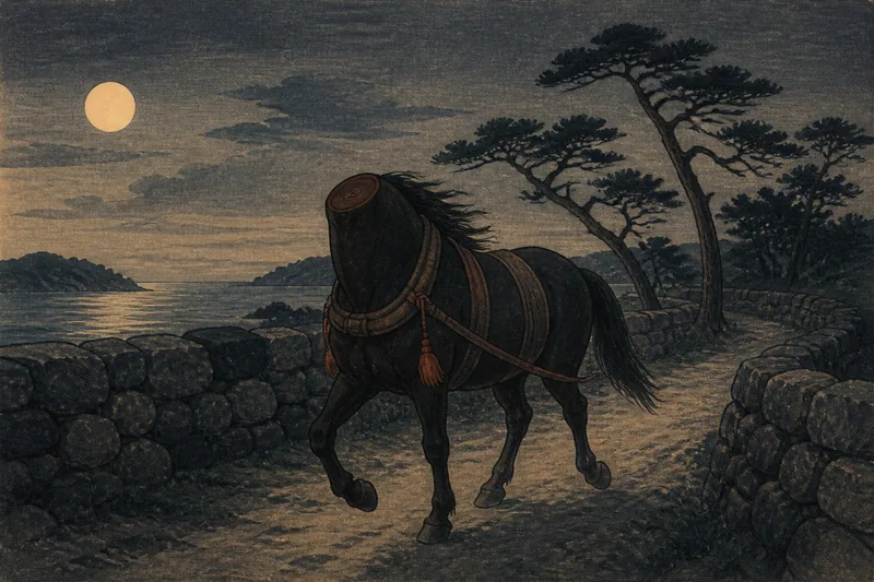 首切れ馬のイメージ挿絵