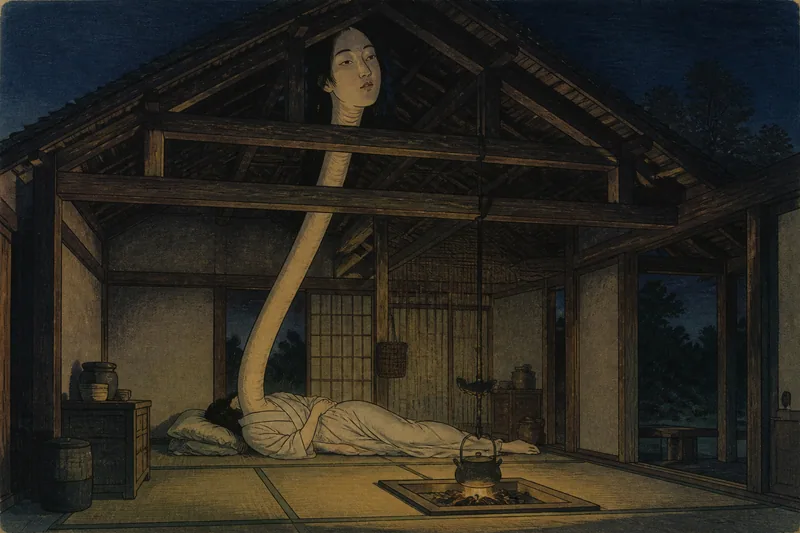 首抜け女のイメージ挿絵