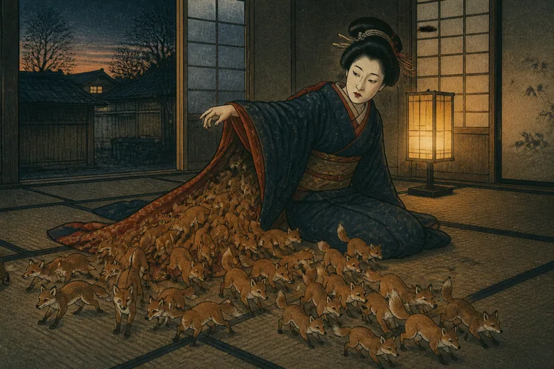 寒沢のくだ狐易者のイメージ挿絵