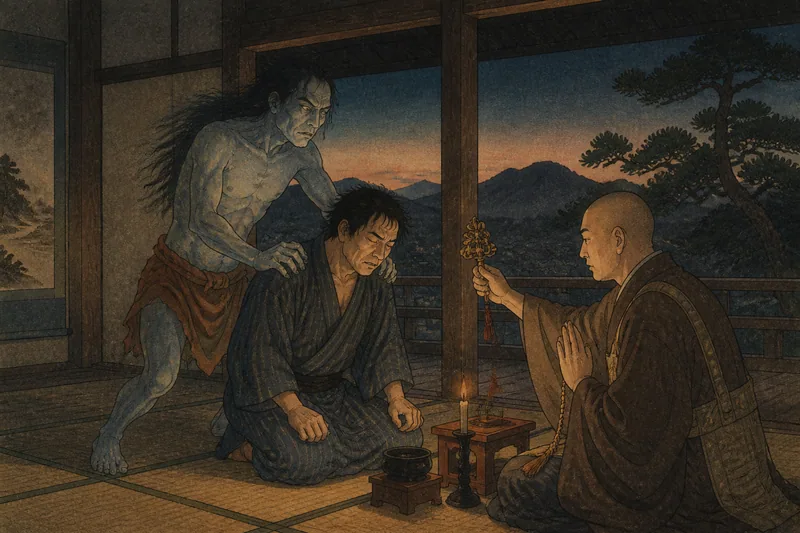 天龍村のクダショー祓いのイメージ挿絵