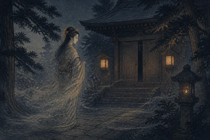 客王神社の女神のイメージ挿絵