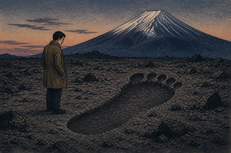 富士吉田の巨人の足跡のイメージ挿絵