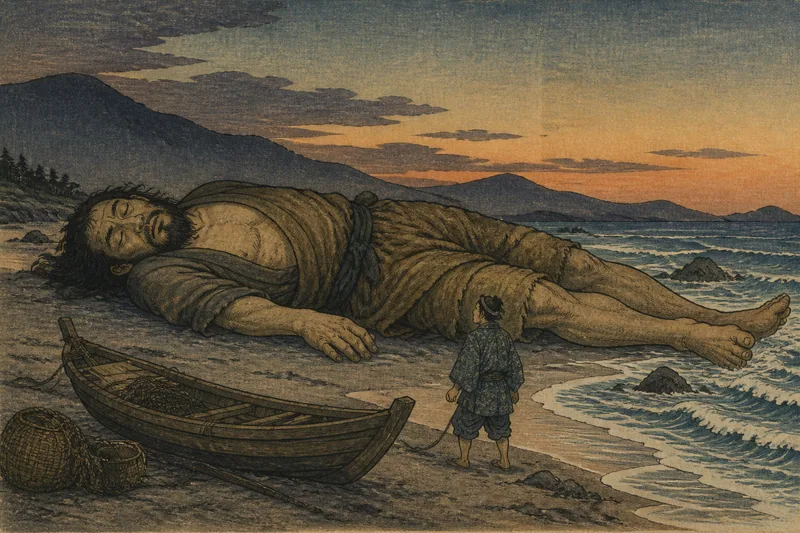 荒浜の巨人のイメージ挿絵