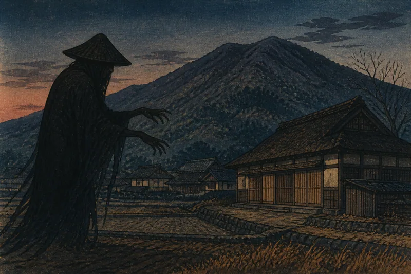 日南の三瓶山からさす魔のイメージ挿絵