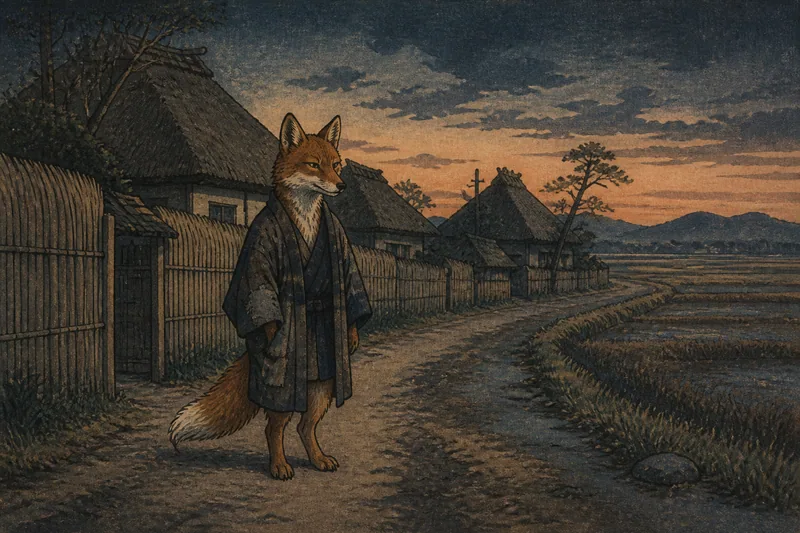 まがりの幸内狐のイメージ挿絵