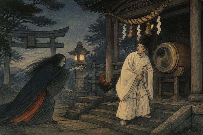 生石八幡の魔女のイメージ挿絵