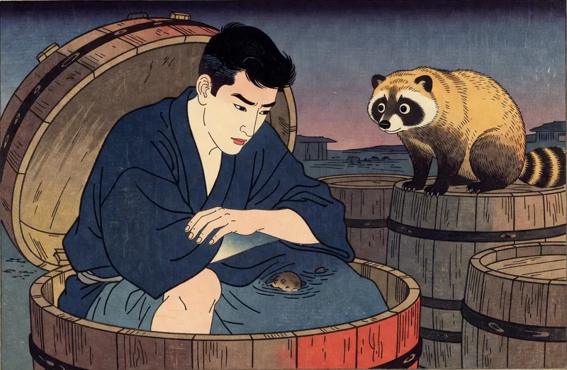 豆狸のイメージ挿絵