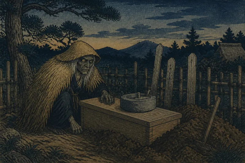 中川の水死者への魔物除けのイメージ挿絵