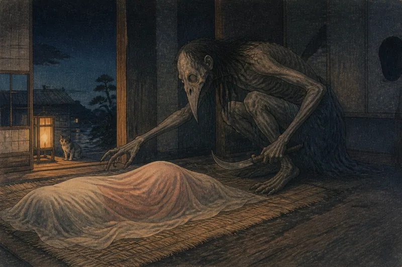 死者をさらう魔物のイメージ挿絵