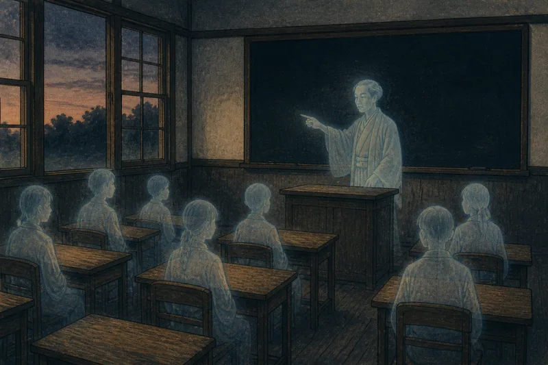 真夜中の授業のイメージ挿絵