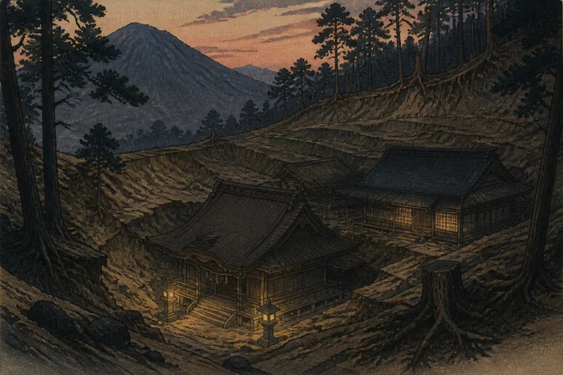 仙台の黄金掘りで鳴る山のイメージ挿絵
