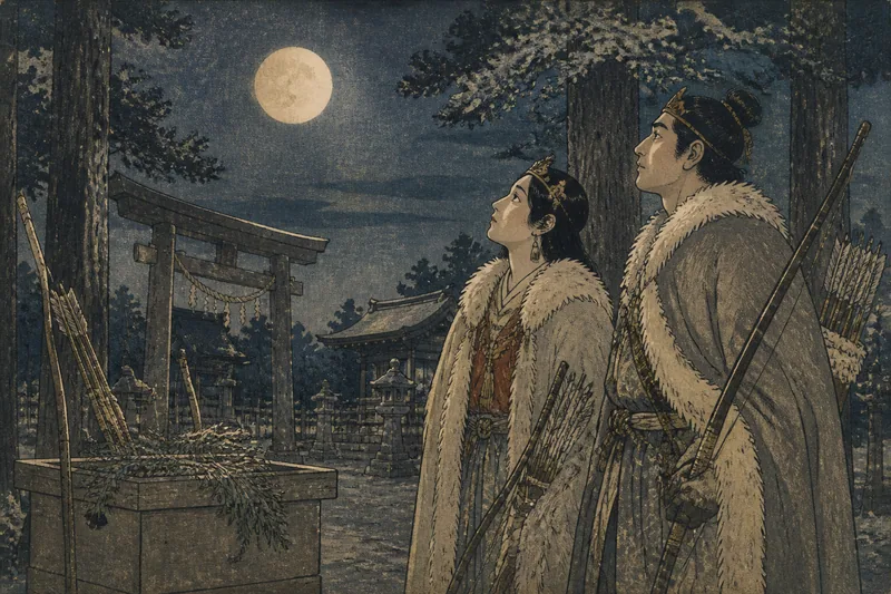 夫婦神のイメージ挿絵