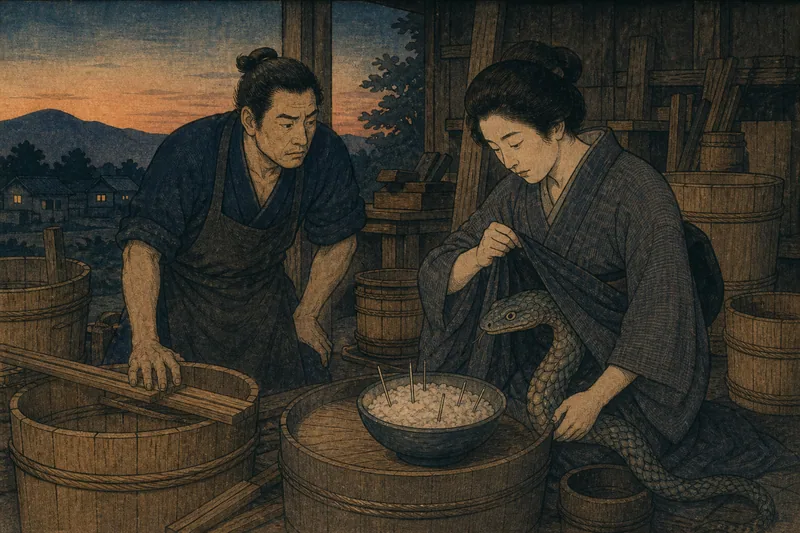 飯食わぬ女房のイメージ挿絵