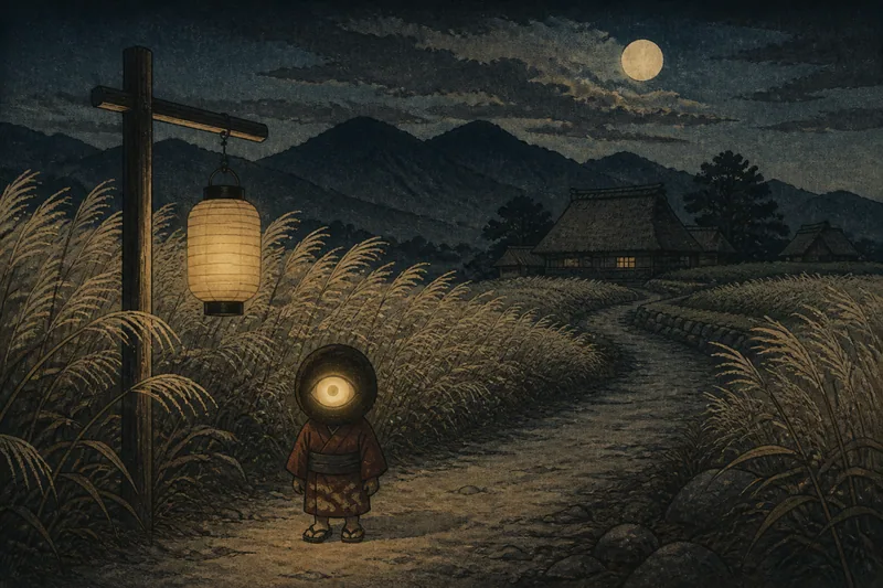 月夜平の一つ目小僧のイメージ挿絵