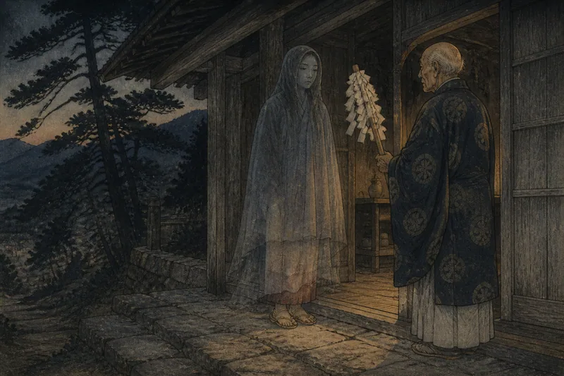 阿南の屋外変死を祓うミサキのイメージ挿絵