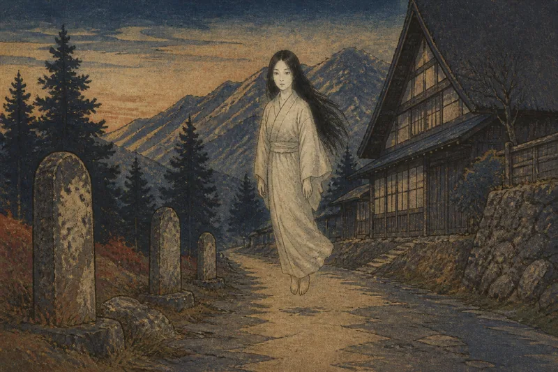 富士見町の道のモーカユーレイのイメージ挿絵