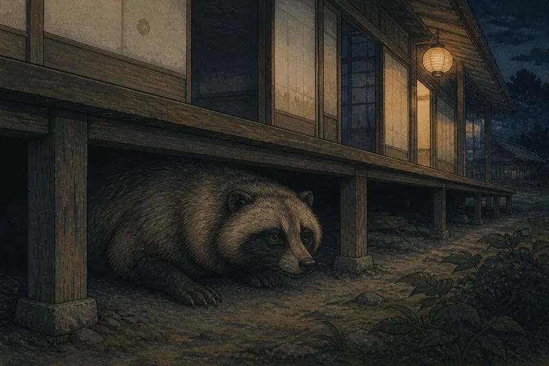 むじなのイメージ挿絵