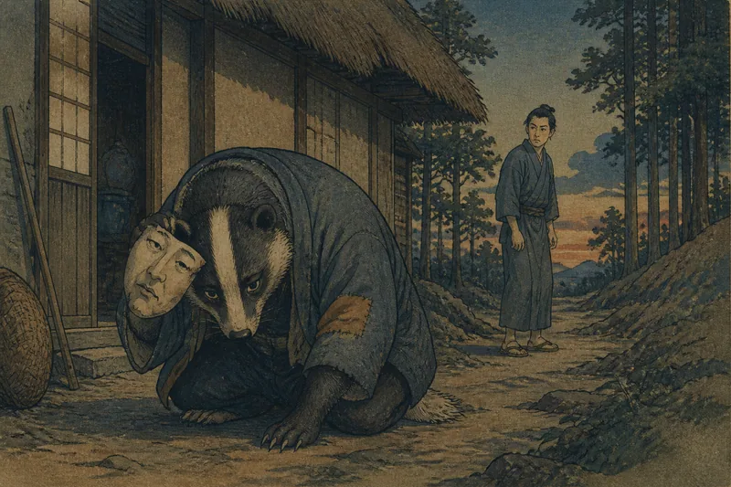 奥州の化け損ない貉のイメージ挿絵