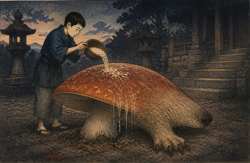 狢のイメージ挿絵