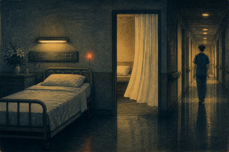 無人病室のナースコールのイメージ挿絵
