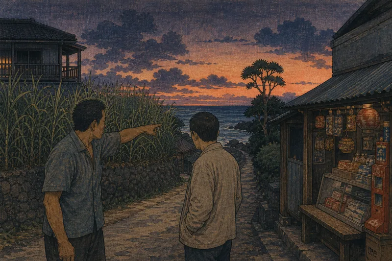 喜界町の海で惑わすムンのイメージ挿絵