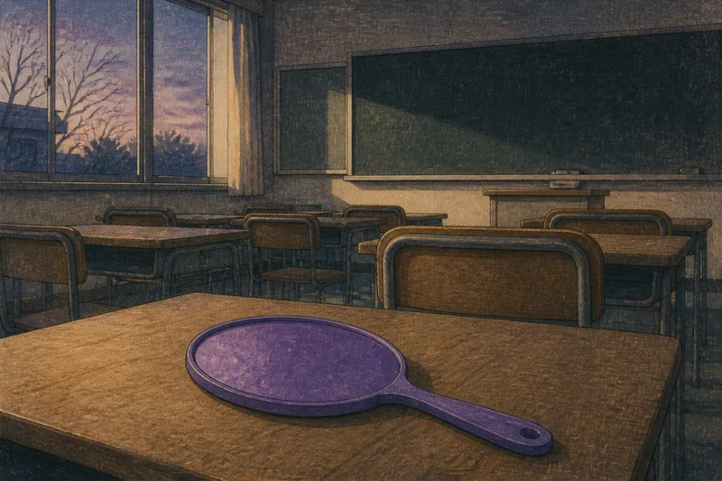 紫の鏡のイメージ挿絵