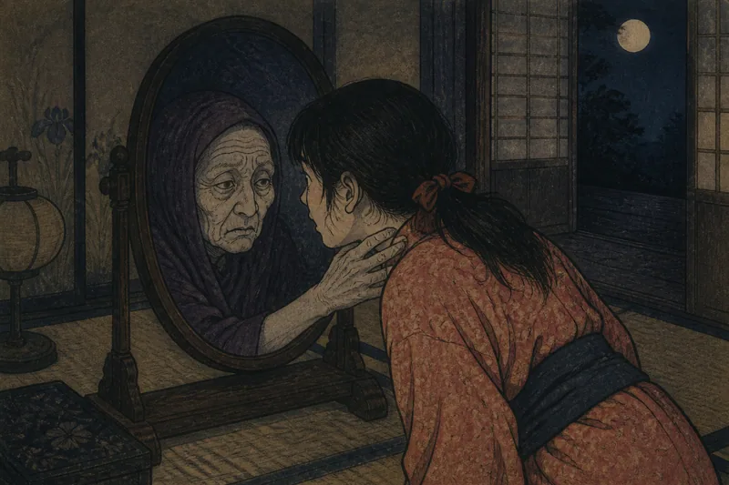 紫ばばあのイメージ挿絵