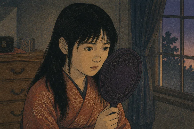 紫の鏡のイメージ挿絵