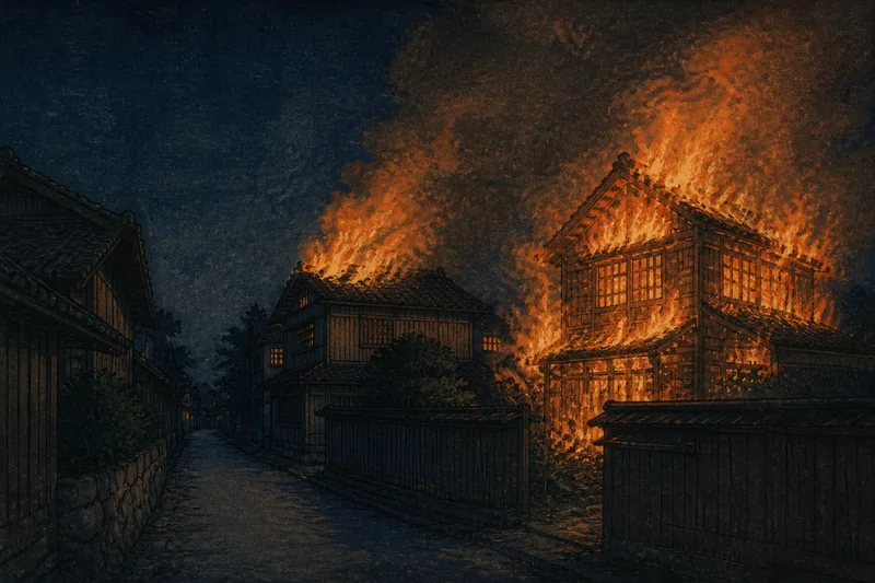 ミョート火事のイメージ挿絵