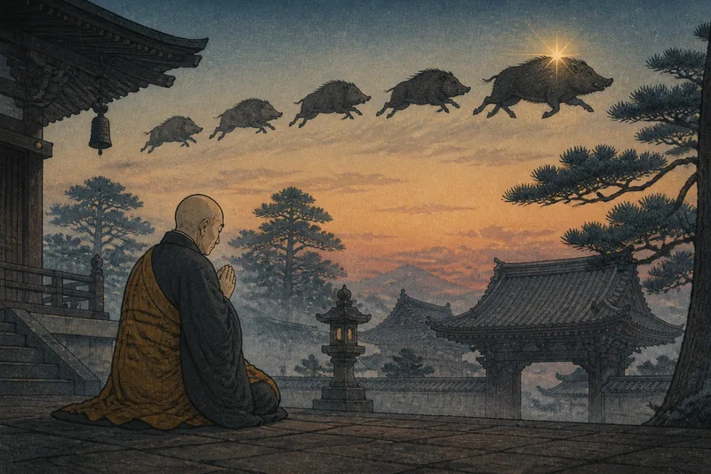 明恵上人のイメージ挿絵