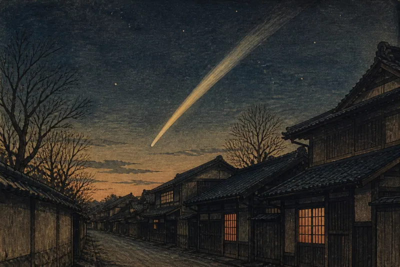 流れ星が告げる死のイメージ挿絵