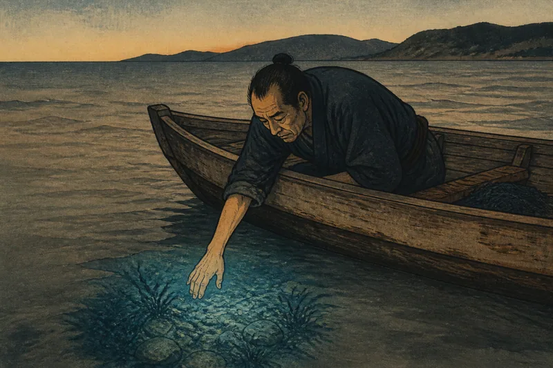 流れ仏のイメージ挿絵