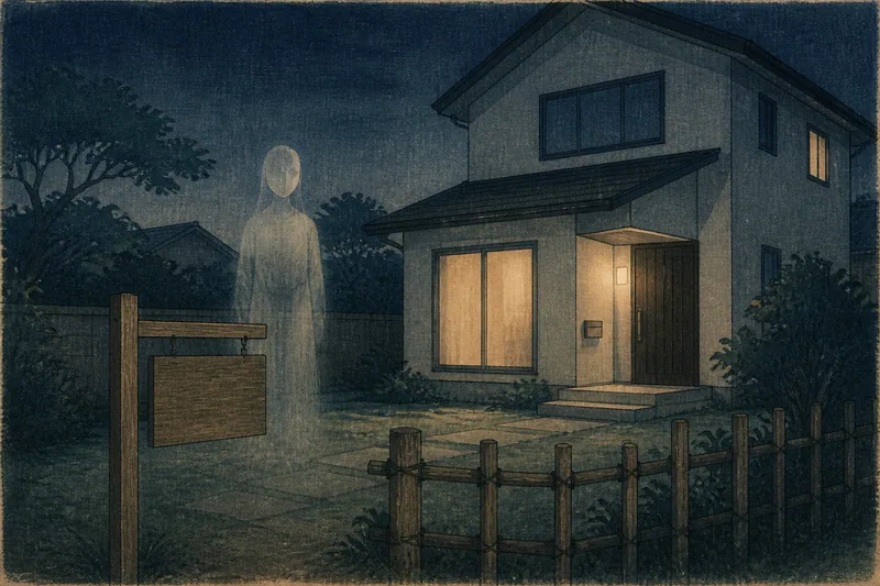 何か出る家のイメージ挿絵