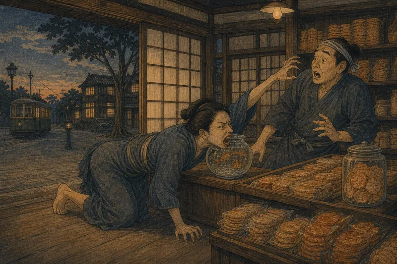 湯島の祟り猫のイメージ挿絵