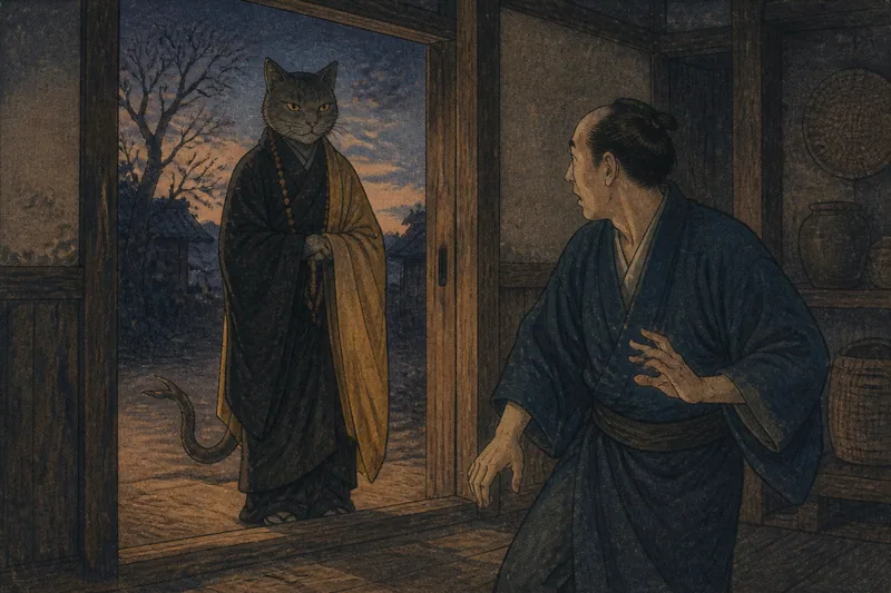 化け猫と祟りのイメージ挿絵