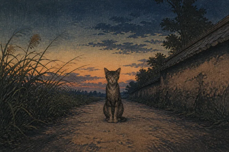 捨て猫に憑かれる話のイメージ挿絵
