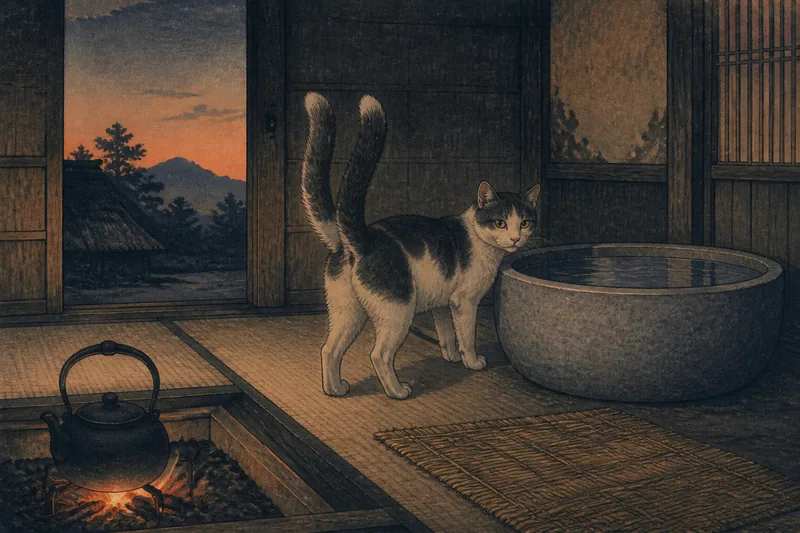 相模原の遺体をまたぐ猫のイメージ挿絵