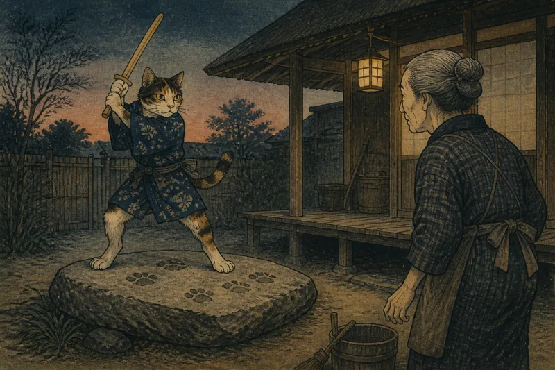猫足石のイメージ挿絵