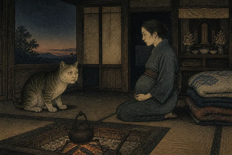 猫化けのイメージ挿絵
