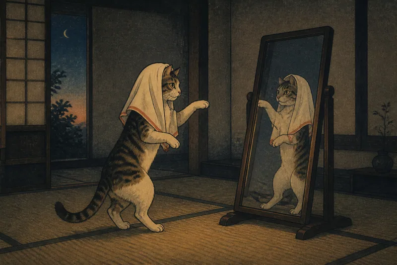猫化けのイメージ挿絵