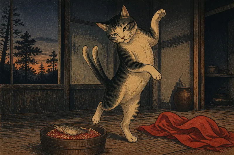 猫またのイメージ挿絵