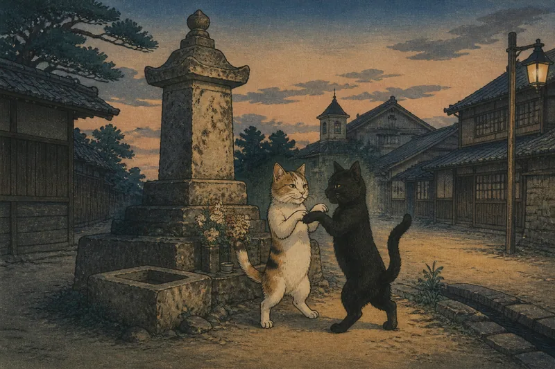 猫の踊り場のイメージ挿絵