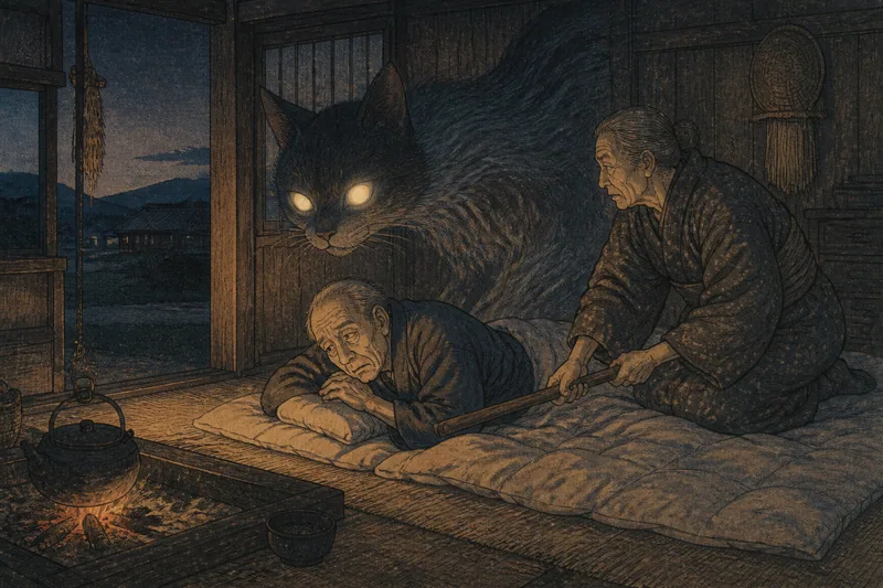 猫の霊のイメージ挿絵