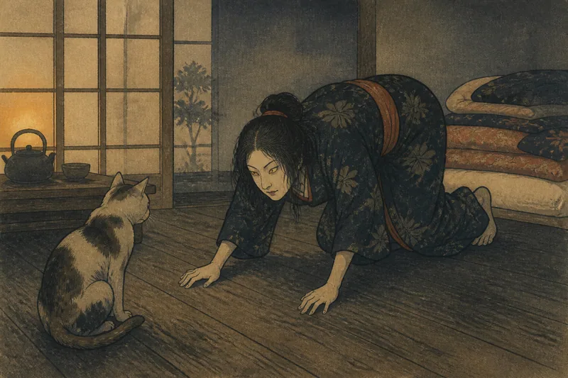 猫憑きのイメージ挿絵