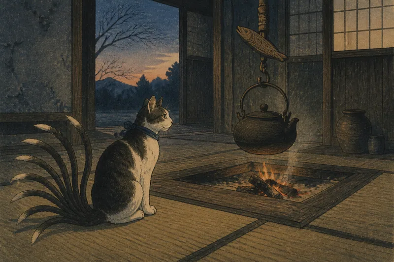 三年飼うと化ける猫のイメージ挿絵